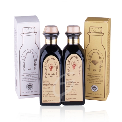 Aceto Balsamico di Modena 8-und 13Jahre alt