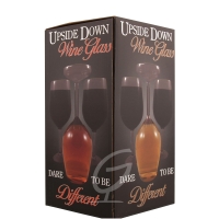 Upside - Down Wein Glas Umgekehrtes Glas 375 ml