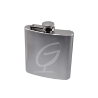 Flachmann klein 150ml, Edelstahl gebrstet